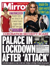 Daily Mirror (UK) Newspaper Front Page for 3 May 2023