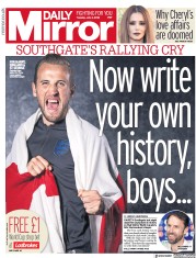 Daily Mirror (UK) Newspaper Front Page for 3 July 2018