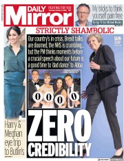 Daily Mirror (UK) Newspaper Front Page for 4 October 2018