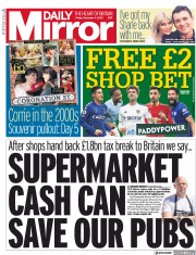 Daily Mirror (UK) Newspaper Front Page for 4 December 2020