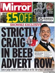 Daily Mirror (UK) Newspaper Front Page for 4 December 2021