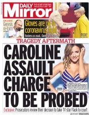 Daily Mirror (UK) Newspaper Front Page for 4 March 2020
