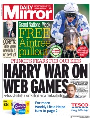 Daily Mirror (UK) Newspaper Front Page for 4 April 2019