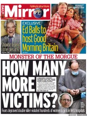 Daily Mirror (UK) Newspaper Front Page for 5 November 2021