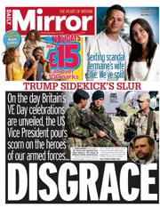 Daily Mirror front page for 5 March 2025