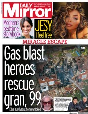 Daily Mirror (UK) Newspaper Front Page for 5 May 2021