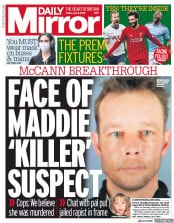 Daily Mirror (UK) Newspaper Front Page for 5 June 2020