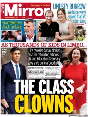 Daily Mirror (UK) Newspaper Front Page for 5 September 2023