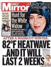 Daily Mirror (UK) Newspaper Front Page for 6 May 2014