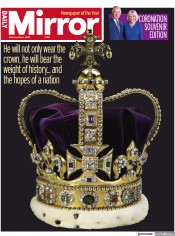 Daily Mirror (UK) Newspaper Front Page for 6 May 2023