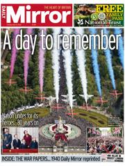 Daily Mirror front page for 6 May 2025