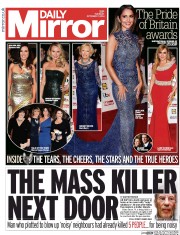 Daily Mirror (UK) Newspaper Front Page for 7 October 2014