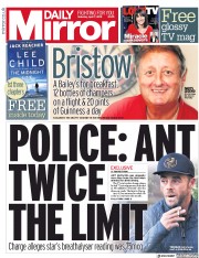 Daily Mirror (UK) Newspaper Front Page for 7 April 2018