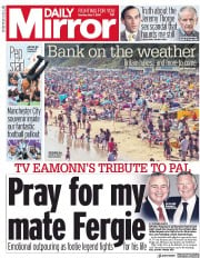 Daily Mirror (UK) Newspaper Front Page for 7 May 2018