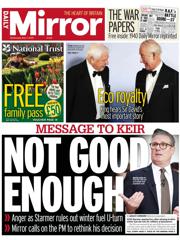 Daily Mirror front page for 7 May 2025