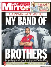 Daily Mirror (UK) Newspaper Front Page for 7 July 2018