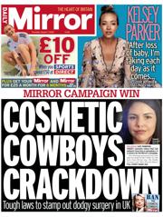 Daily Mirror front page for 7 August 2025