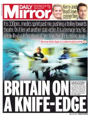 Daily Mirror (UK) Newspaper Front Page for 8 March 2019