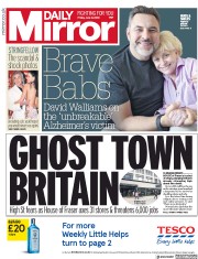 Daily Mirror (UK) Newspaper Front Page for 8 June 2018