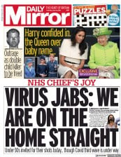 Daily Mirror (UK) Newspaper Front Page for 8 June 2021