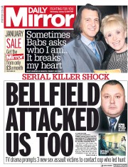 Daily Mirror (UK) Newspaper Front Page for 9 January 2019