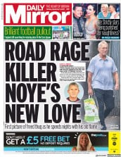 Daily Mirror (UK) Newspaper Front Page for 9 September 2019