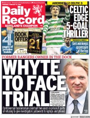 Daily Record (UK) Newspaper Front Page for 10 February 2022