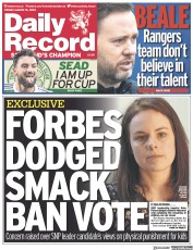 Daily Record (UK) Newspaper Front Page for 10 March 2023