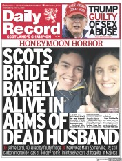 Daily Record (UK) Newspaper Front Page for 10 May 2023