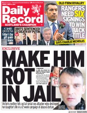Daily Record (UK) Newspaper Front Page for 10 June 2022