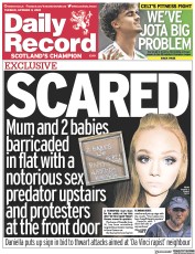 Daily Record (UK) Newspaper Front Page for 11 October 2022