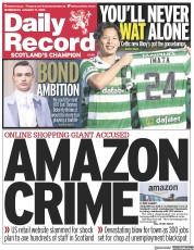 Daily Record (UK) Newspaper Front Page for 11 January 2023