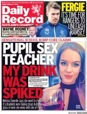 Daily Record (UK) Newspaper Front Page for 11 February 2022
