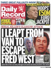 Daily Record (UK) Newspaper Front Page for 11 February 2023