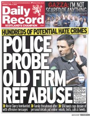 Daily Record (UK) Newspaper Front Page for 11 April 2023