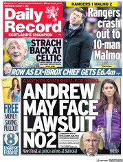 Daily Record (UK) Newspaper Front Page for 11 August 2021