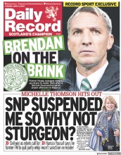 Daily Record (UK) Newspaper Front Page for 13 June 2023