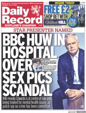 Daily Record (UK) Newspaper Front Page for 13 July 2023