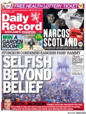 Daily Record (UK) Newspaper Front Page for 17 May 2021