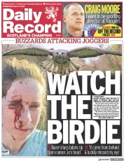 Daily Record front page for 17 May 2023