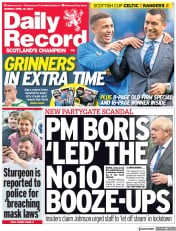 Daily Record (UK) Newspaper Front Page for 18 April 2022
