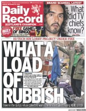 Daily Record (UK) Newspaper Front Page for 18 September 2023