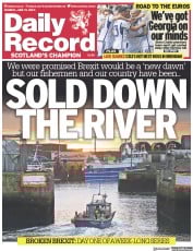 Daily Record (UK) Newspaper Front Page for 19 June 2023