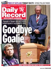 Daily Record (UK) Newspaper Front Page for 19 July 2022