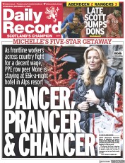 Daily Record (UK) Newspaper Front Page for 21 December 2022