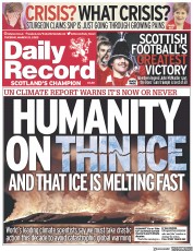 Daily Record (UK) Newspaper Front Page for 21 March 2023