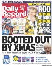 Daily Record (UK) Newspaper Front Page for 22 October 2022