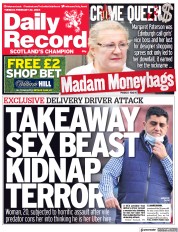 Daily Record (UK) Newspaper Front Page for 22 February 2022