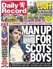 Daily Record front page for 22 March 2025