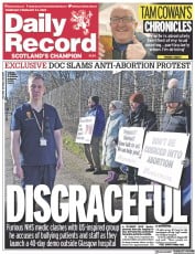 Daily Record (UK) Newspaper Front Page for 23 February 2023